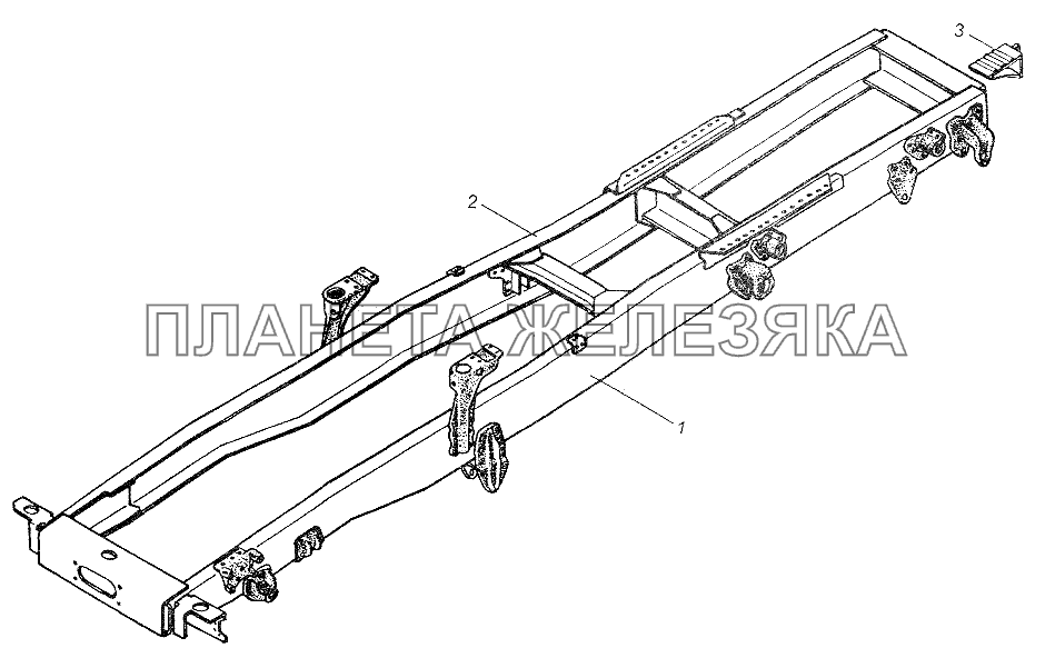 Рама МАЗ-54326 МАЗ-54326